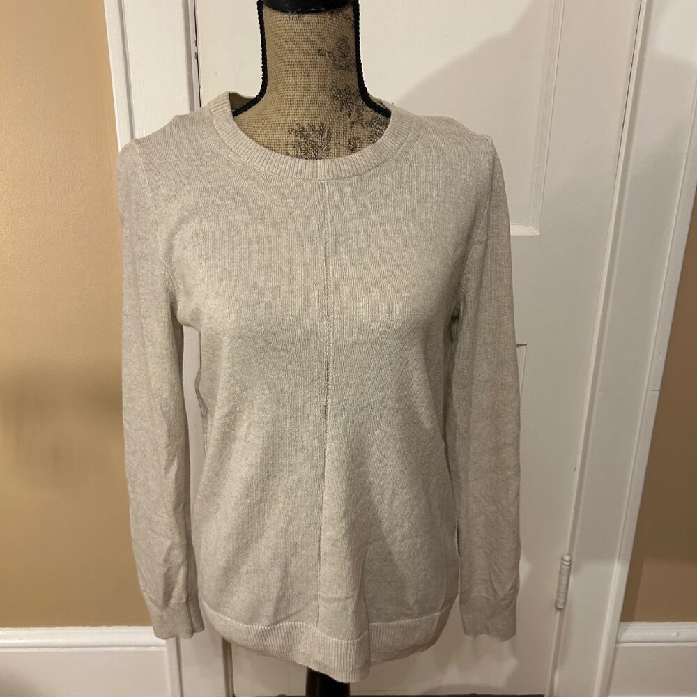 Banana Republic filpucci women's light cream/beige Merino wool sweater M NWT